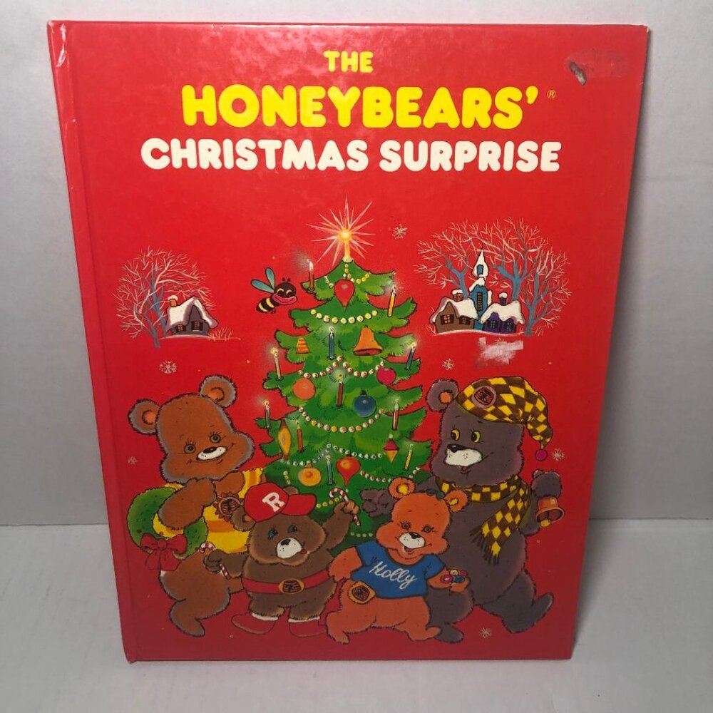 The Honey Bears' Christmas Surprise Hardcover Andrea Vintage 80's